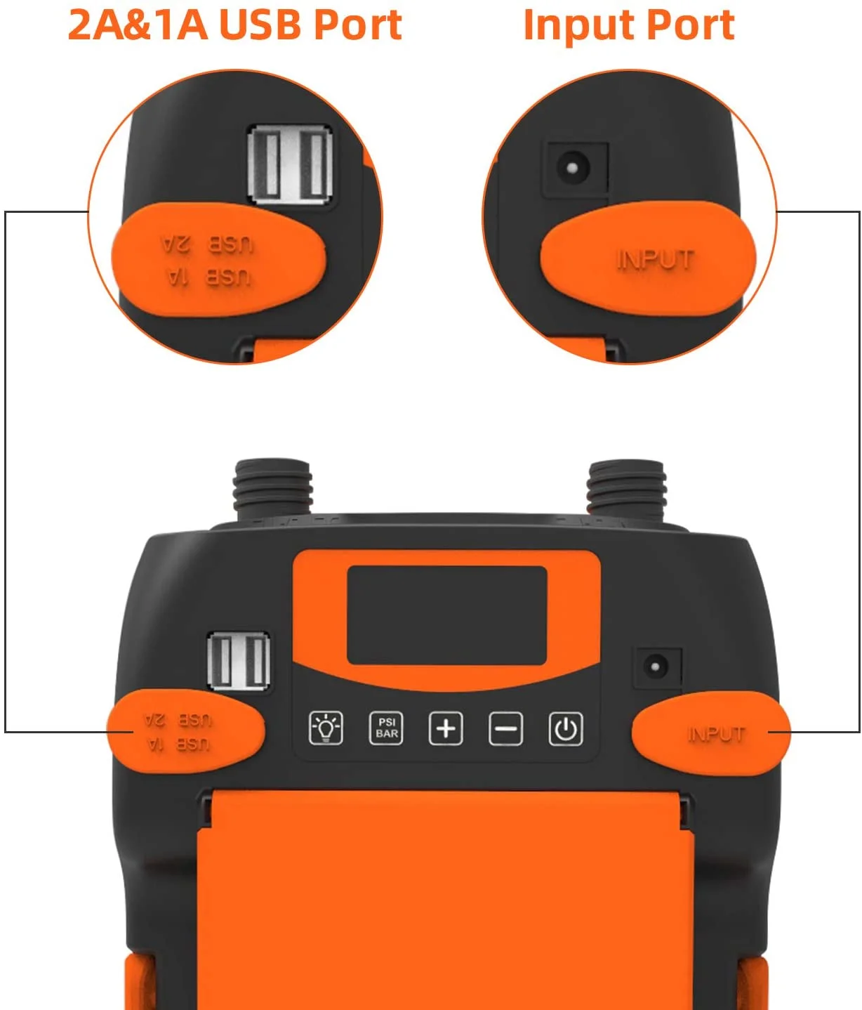 High Pressure Sup Air Boat Kayak Electric Air Pump With Rechargeable