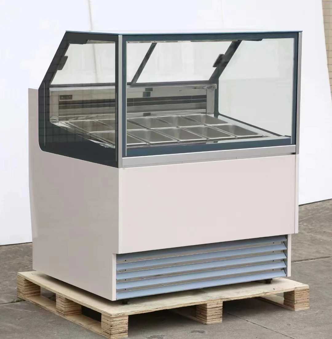 Ice Cream Display Showcase Refrigerator Mini Commercial Gelato Hard ...