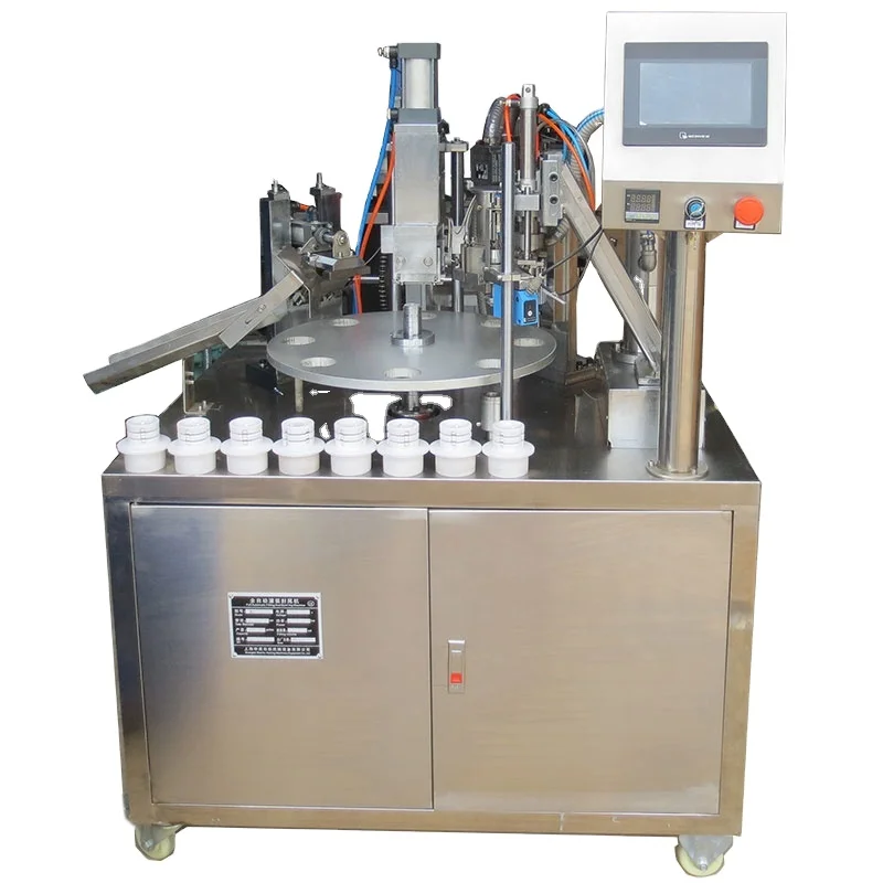 Semi Automatic Toothpaste Soft Cosmetic Cream and Sealing Plastic Tube Filling Machine