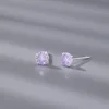 Silver 4mm Purple