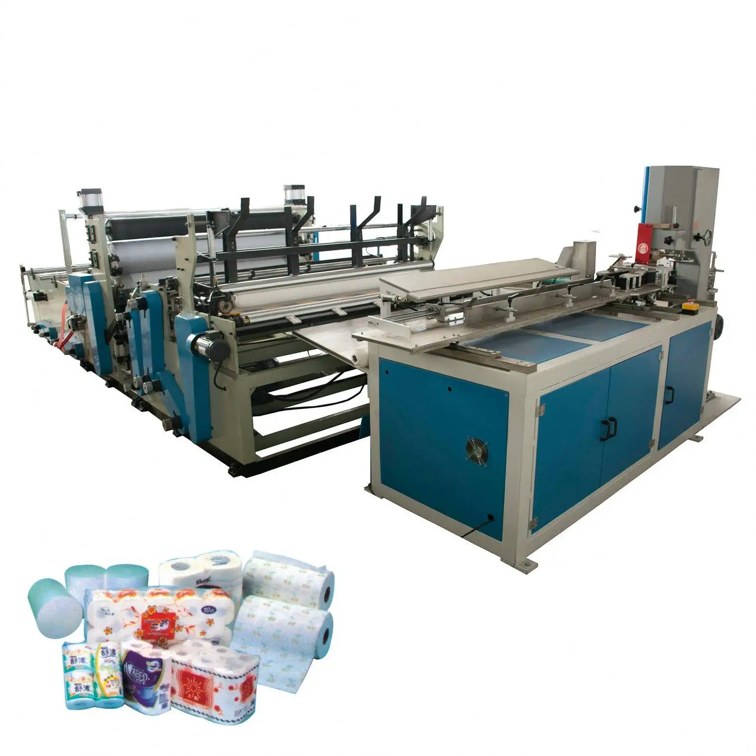 Toilet Paper Machine Production Line Toilet Paper Roll Making Machine