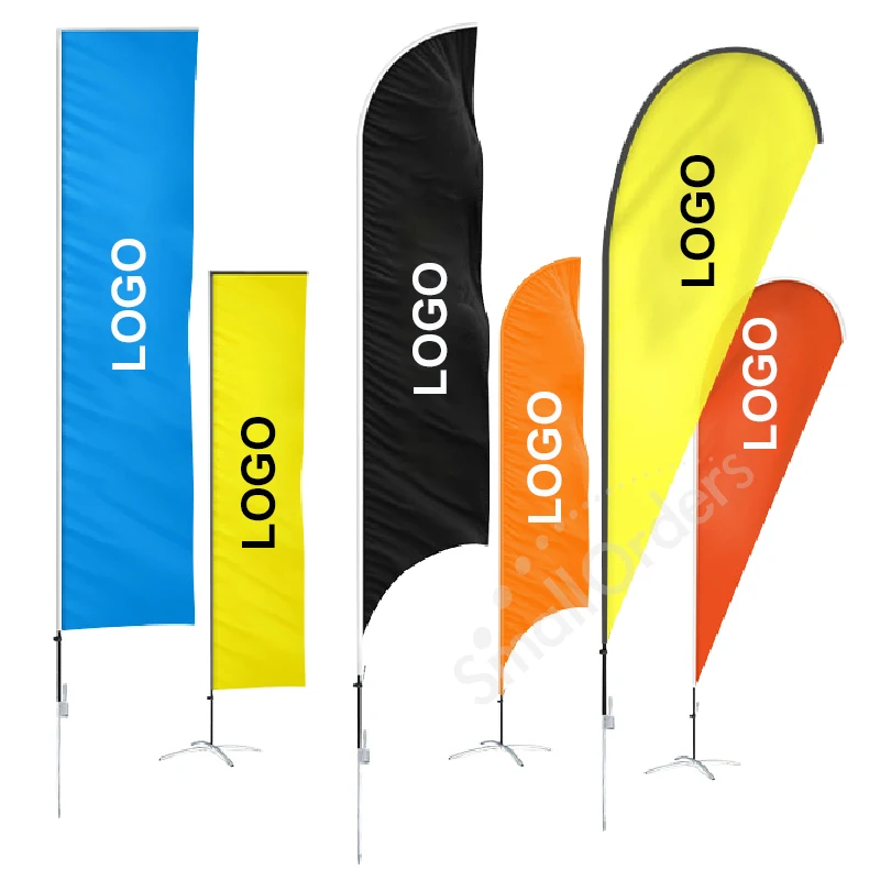 Custom Logo promotional advertising event flag banner