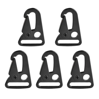 Wholesale Black Enlarged Mouth Clip Sling Clasp Olecranon Hook for Keychain Snap Hooks Outdoor Bag