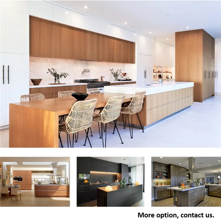 Home Modern White Plastic Polyurethane And Laminate Furniture Kitchen