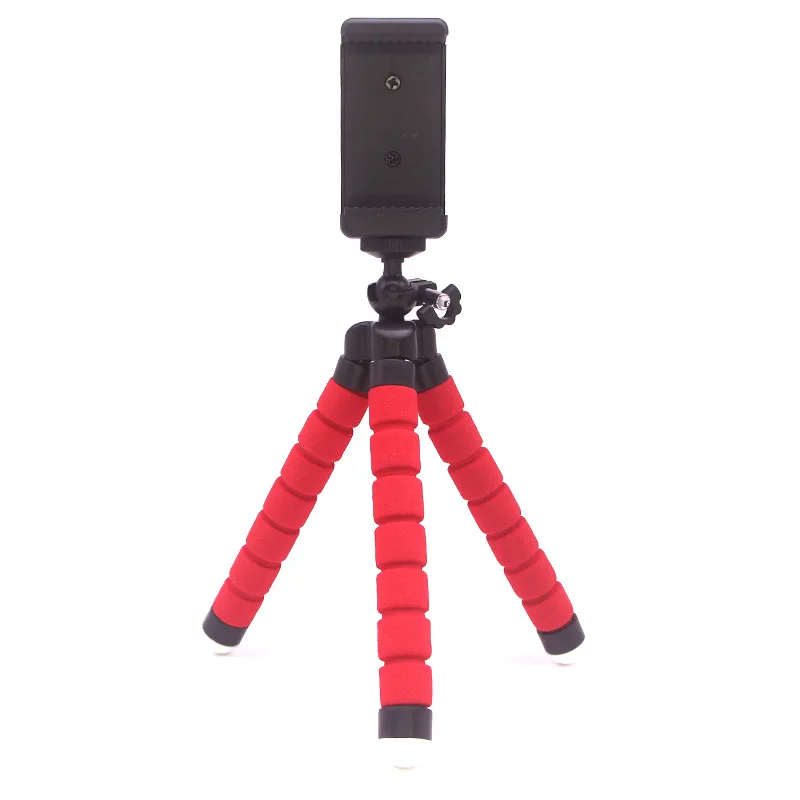 Mini Multifunctional Lazy Tripod Mobile Phone Stand Deformation Triangle Sponge Octopus Holder Compatible with iPhone