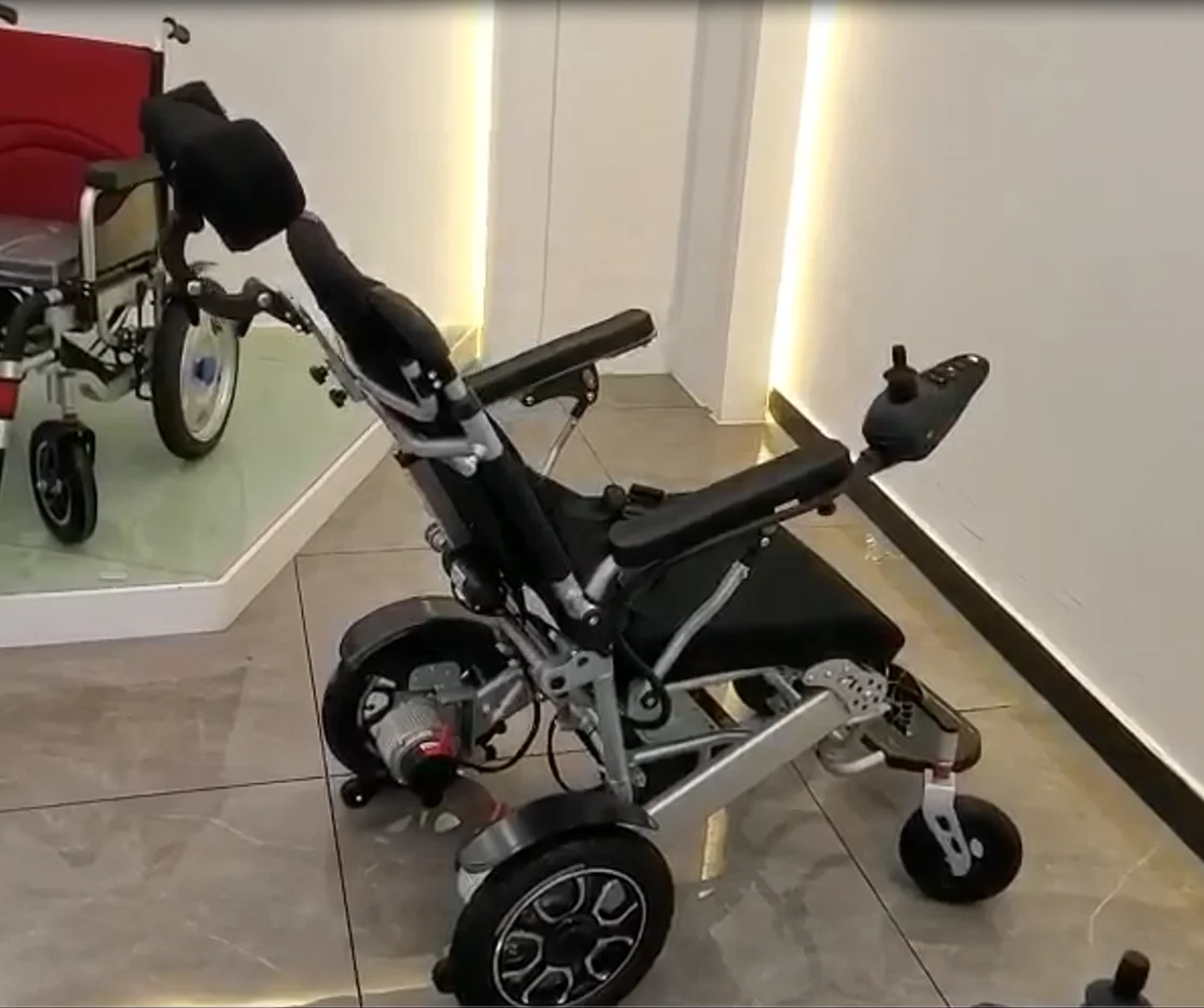 Most  Power and Better Electric Automatically Lie Down with Remote Control Wheelchair with Best Prices  Ramp Portable