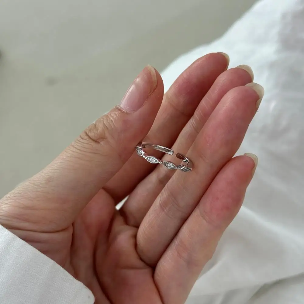 KAKODIY Fashion Evil Eye Open Girls Ring Women Wedding Engagement 925 Sterling Silver Ring detail 2