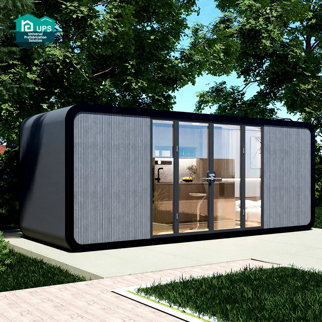ECONEL Apple Cabin House 20FT/40FT Steel Sandwich Panel Prefab Modular Expandable Breathable Modern Design Container Hotel 30