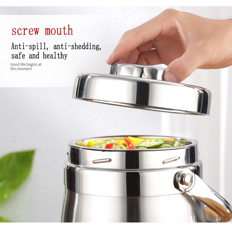 Stainless Steel Vacuum Ultra-long Insulation Lunch Box Barrel Large ...