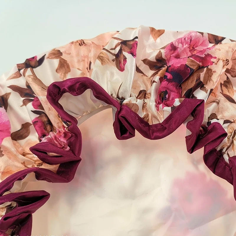 Популярная двухслойная шапочка для душа