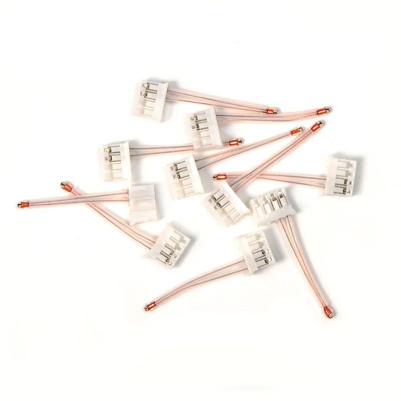 Moisture Resistant 100K Thermistor B3977 Glass Diode Do-35 Package Automotive High Temperature 250 C Ntc Sensor
