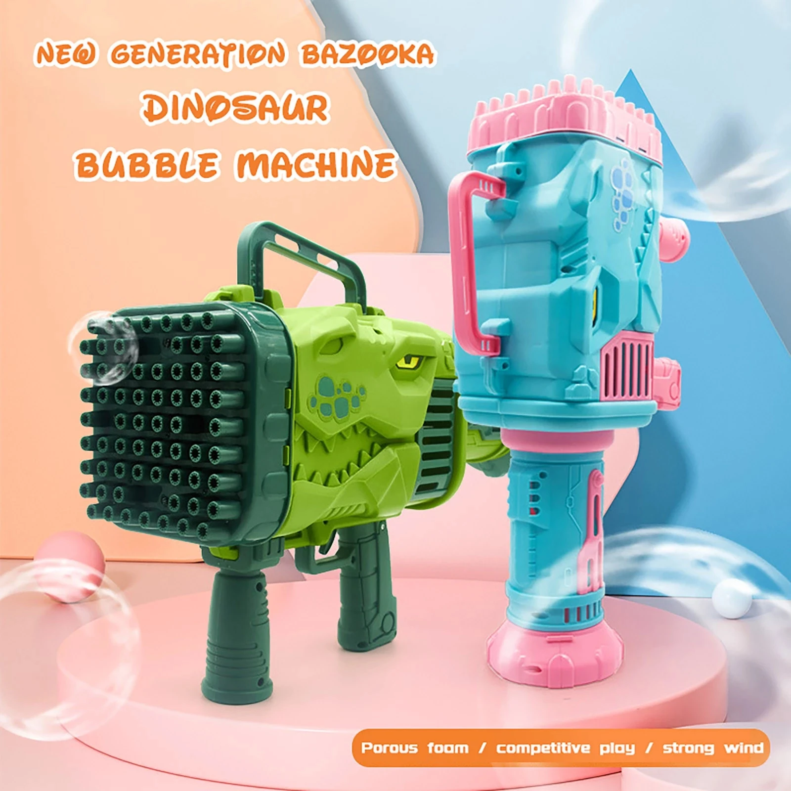 New Products Most Popular Automatic Bubble Machine Summer Outdoor Toy