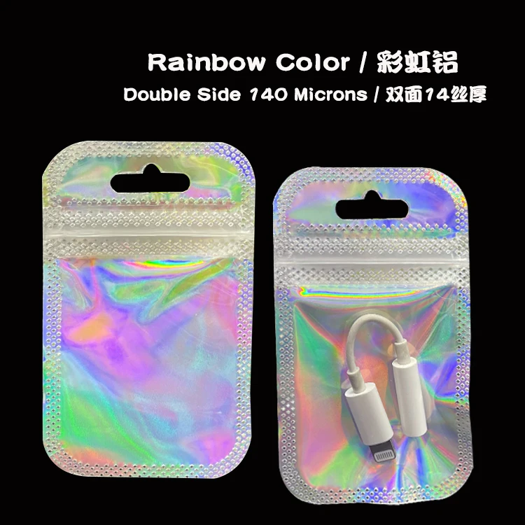 Small Bag in Box Mini Pouch Smaller Ziplock Bags Wholesale Transparent Jewelry Packaging Mini Zip Lock Pouch Gift Plastic  Bag