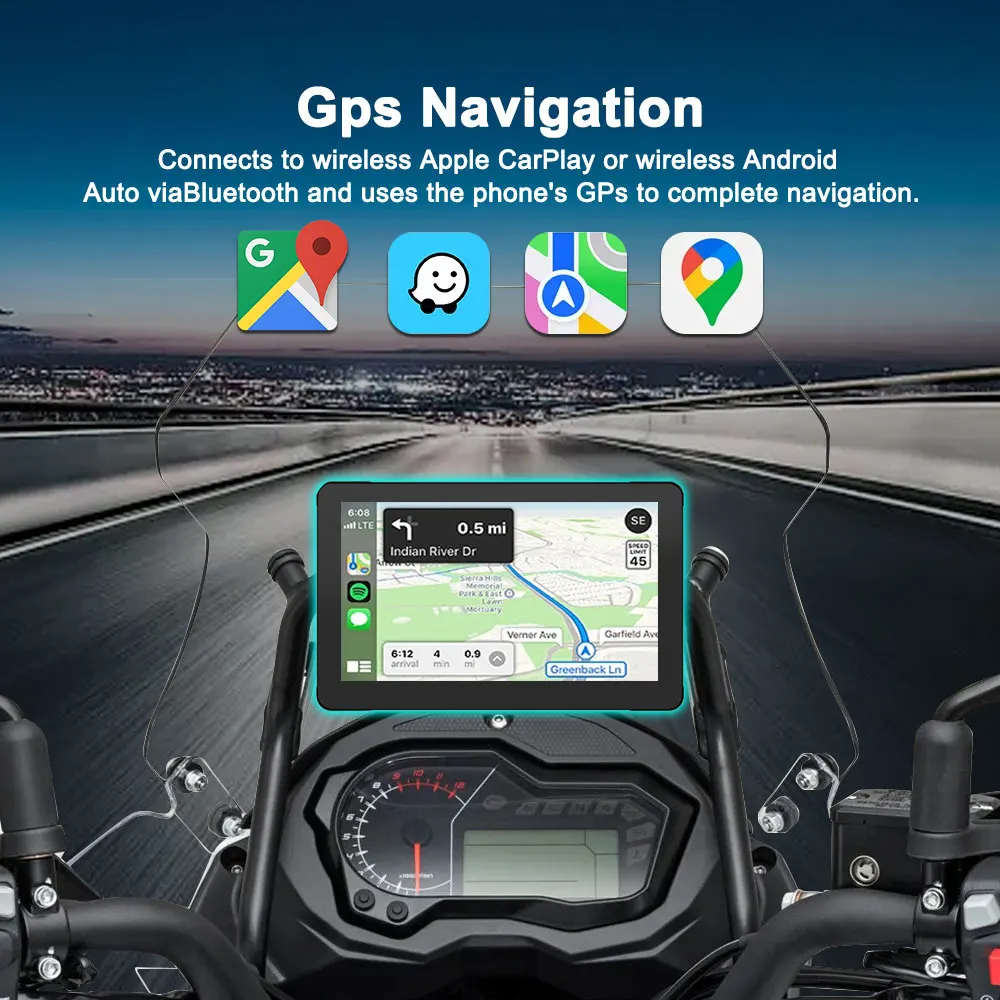 Motorcycle CarPlay GPS Navigation
