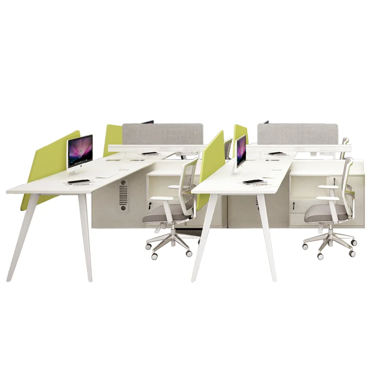 Poste de travail de bureau 8 places mobilier de bureau poste de travail portable tatoo