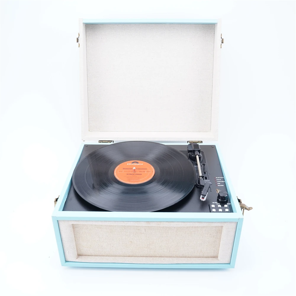 Fábrica mejor tocadiscos moderno velocidades fonógrafo Belt