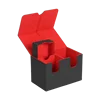 black red