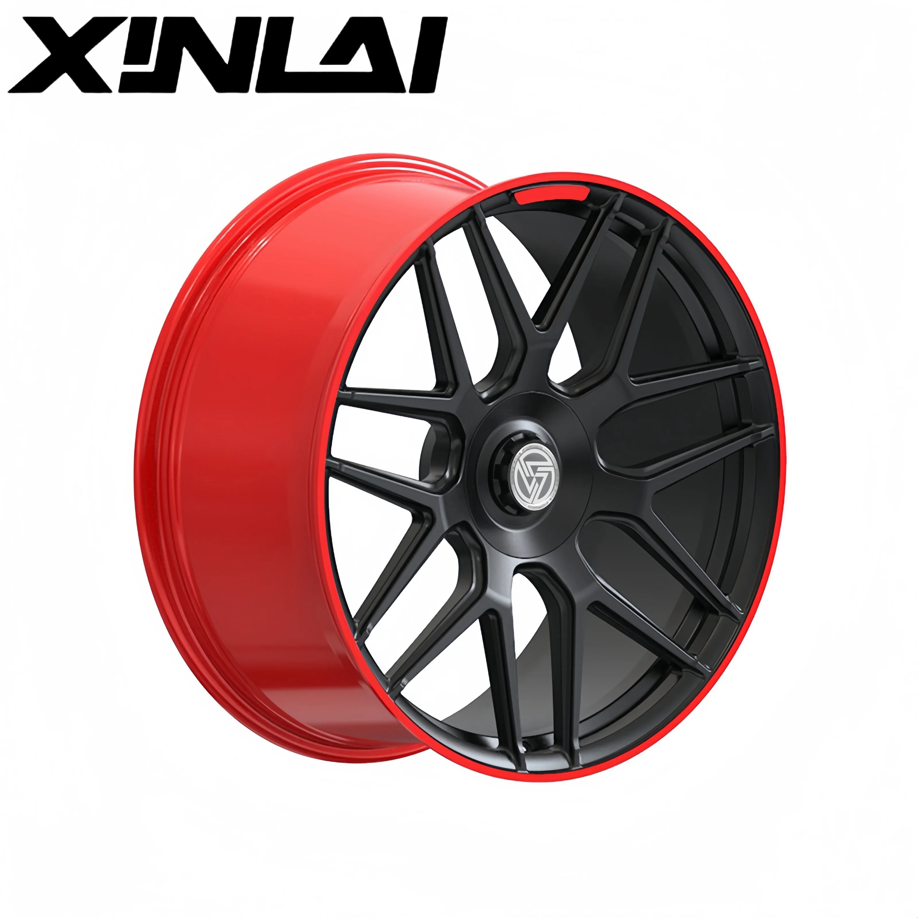 XINLAI Custom Concave Two-Tone 5X112 5X120 5X114.3 18 19 20 21 22 Forged Wheels Passenger Car Wheels for Mercedes AMG - Image 2