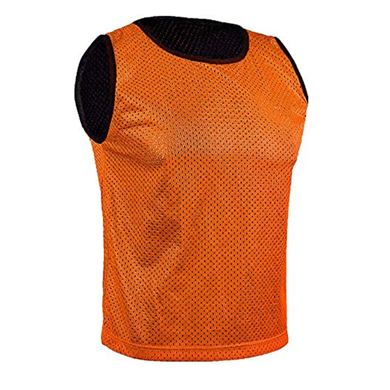 Oem Factory Soccer Bibs Training Sports Mesh Vests Double Sided Pinnies