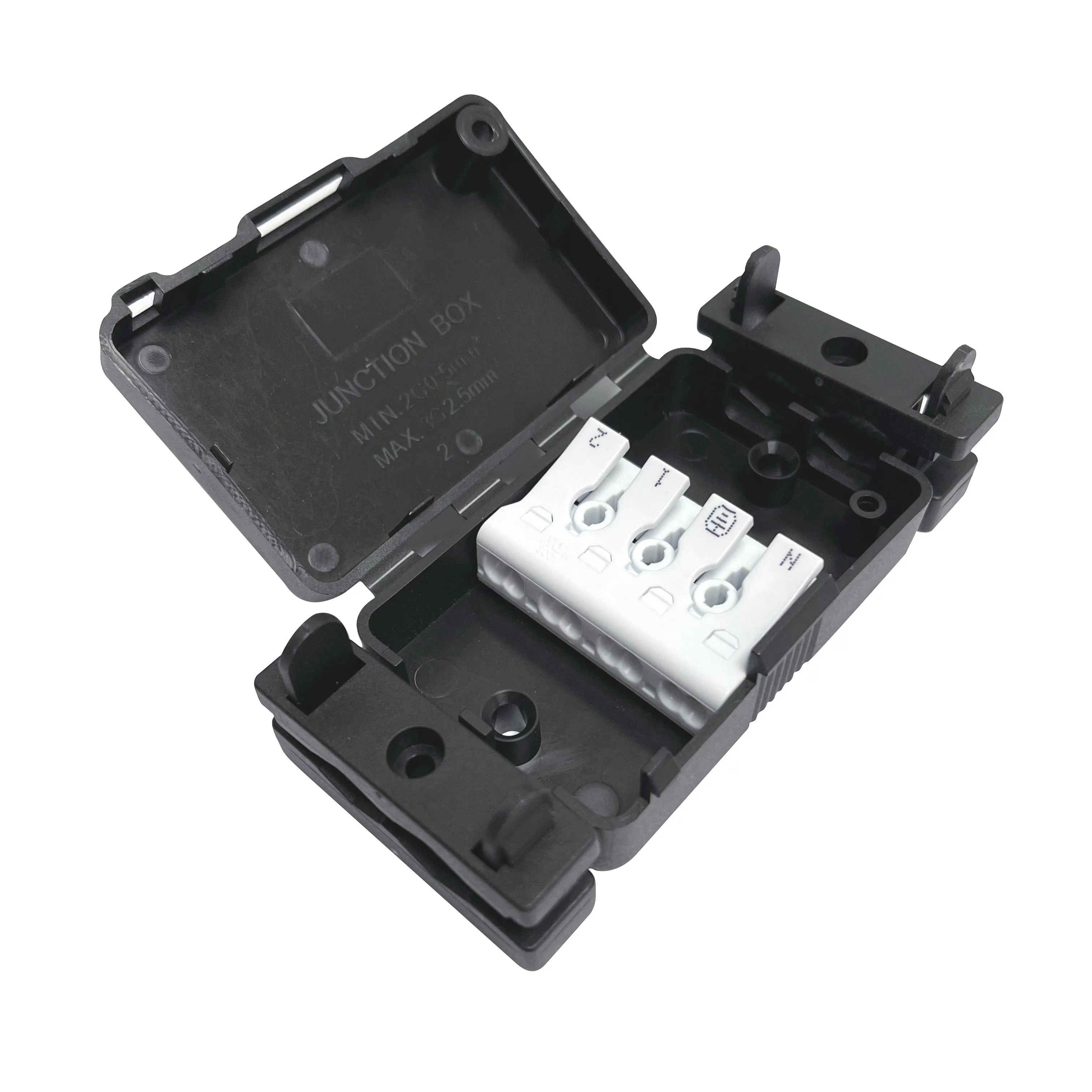 4 Pole Plastic Junction Box with Connectors