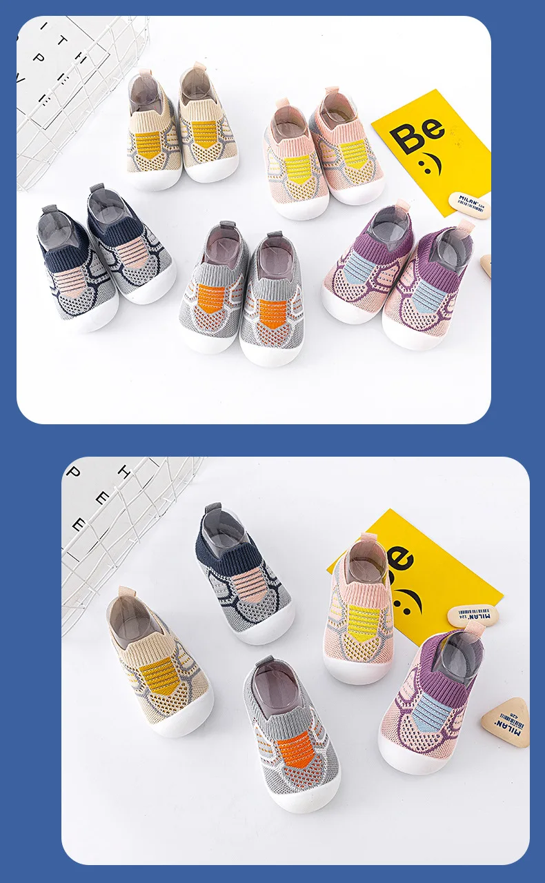 Baby Walking Shoes - Anti-Slippery, Soft Sole & Breathable