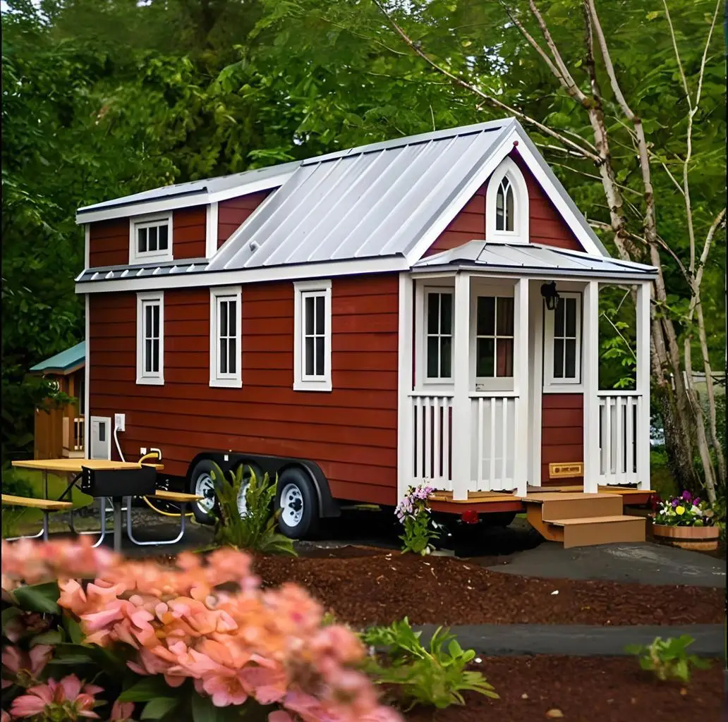 Ready-to-sheep Two Bedroom Tiny House On Wheels For Alfresco - Buy Tiny ...