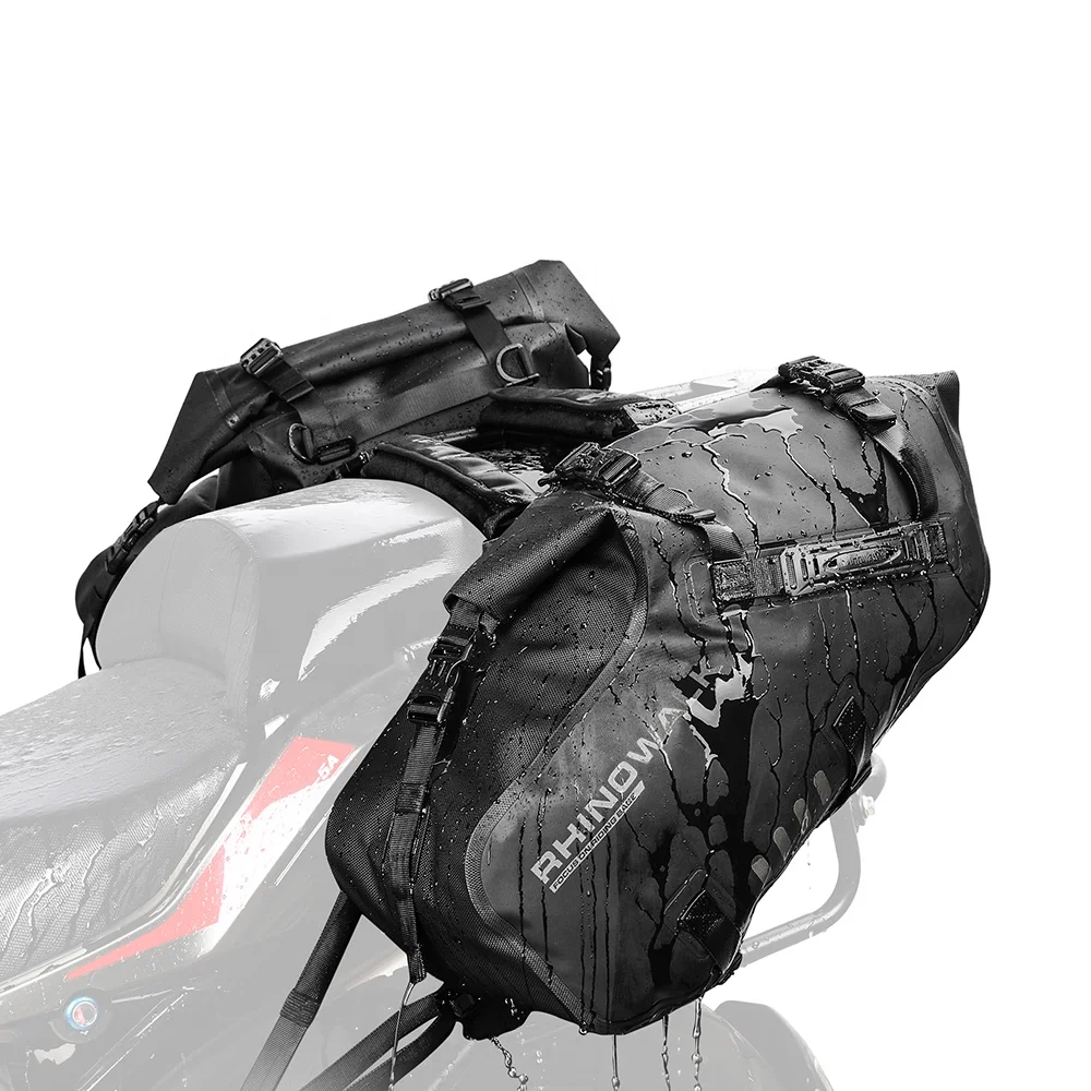 Rhinowalk Waterproof Motorcycle Saddle Bag for Touring Sports (OEM)