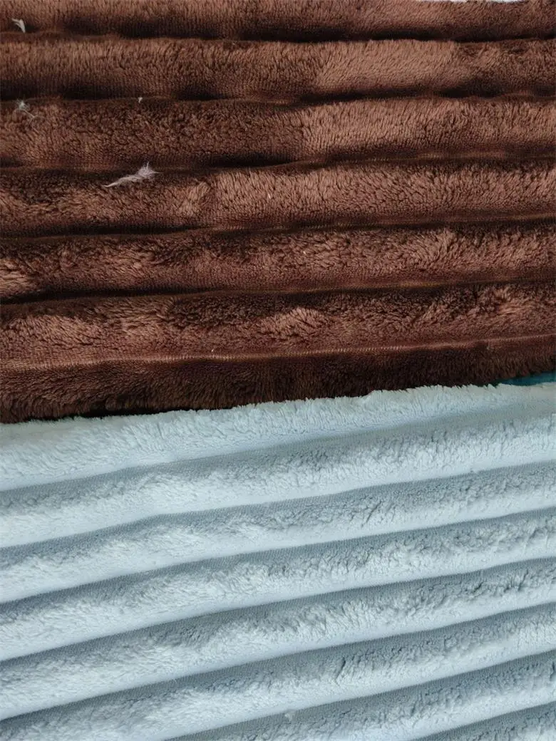 300gsm Eco-friendly Knitted Weft Fleece Fabric for Trousers Sleepwear Interlining Home Decor Windproof Curtains GRS Certified