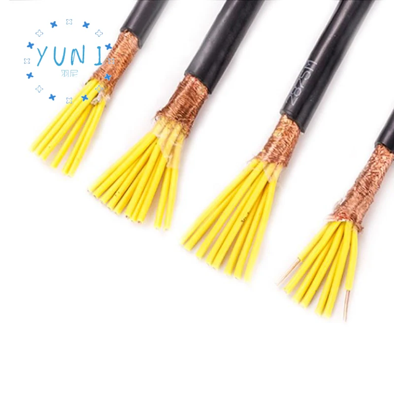 YUNI High Quality Flexible Copper Conductor PVC Insulated Sheathed Shield Control Cable