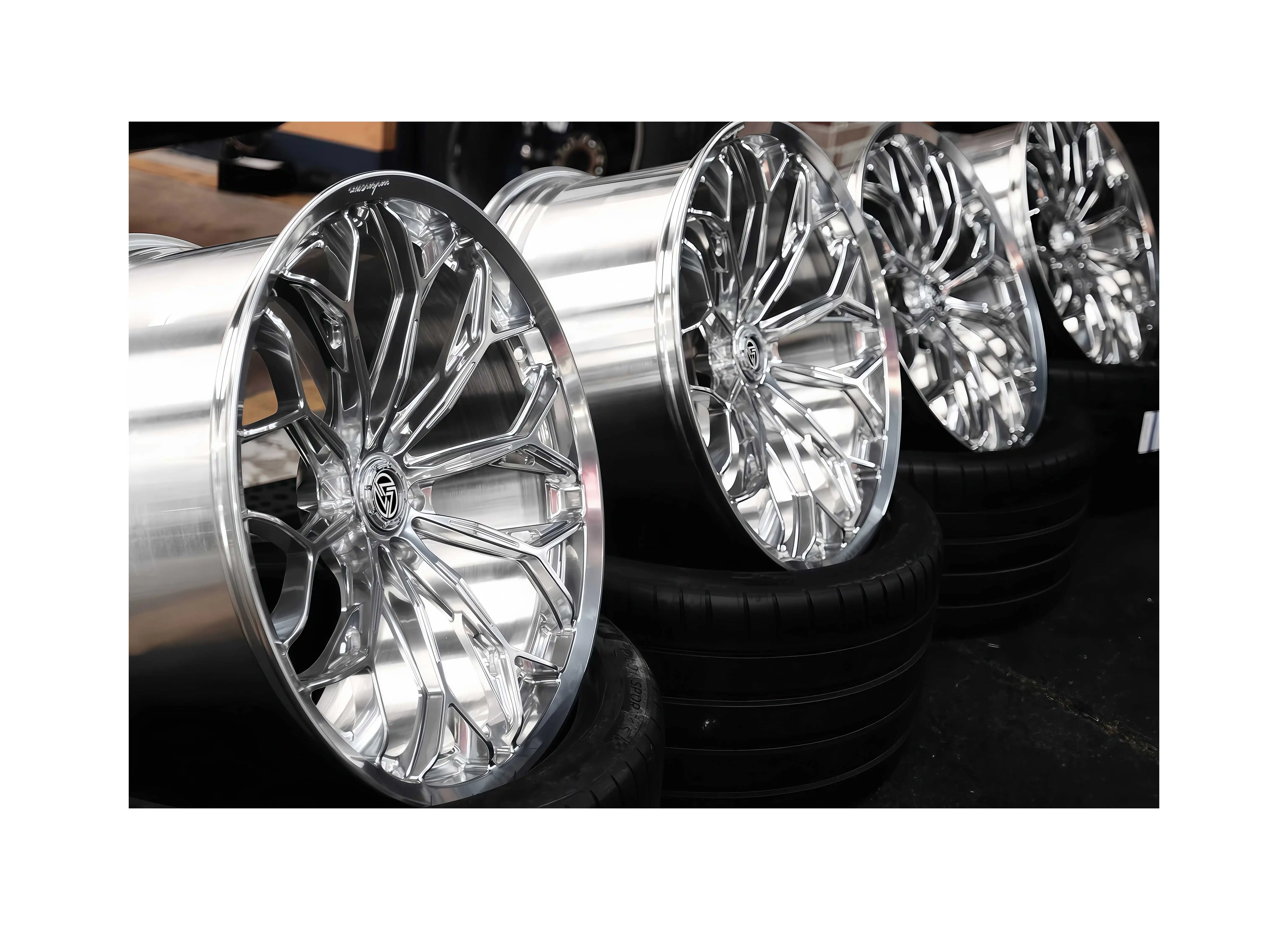XINLAI Custom Deep Concave Polished Wheels 5X112 5X120 5X114.3 18 19 20 21 22Forged Wheel Passenger Car Wheels for Mercedes - Image 2