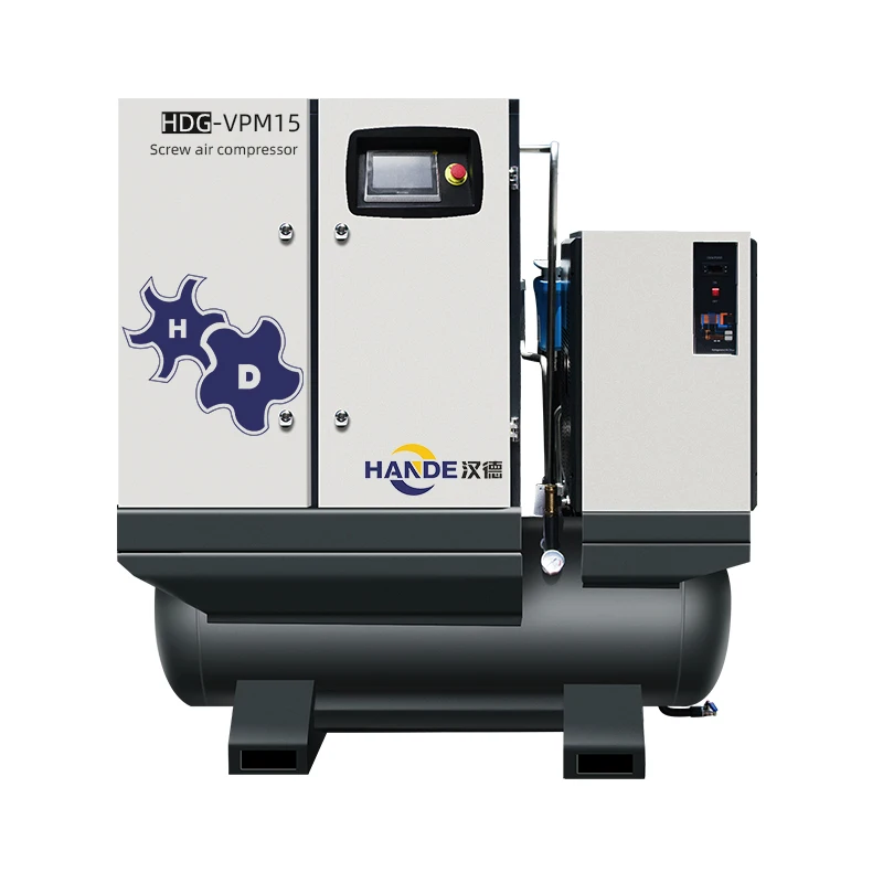 HANDE все в одном низкий шум энергосберегающий 7.5KW 11KW 15KW 18.5KW 22KW 16 бар винтовой воздушный компрессор для волоконно-лазерной