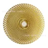 Mesh-like openwork gold
