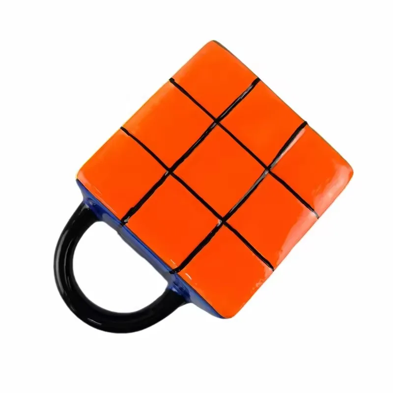 Coffee Mug Cup Unique Shape Ceramic Rubiks Cube 3D Customized CLASSIC Custom Printed Coffee Mugs Artificial Sustainable Presents