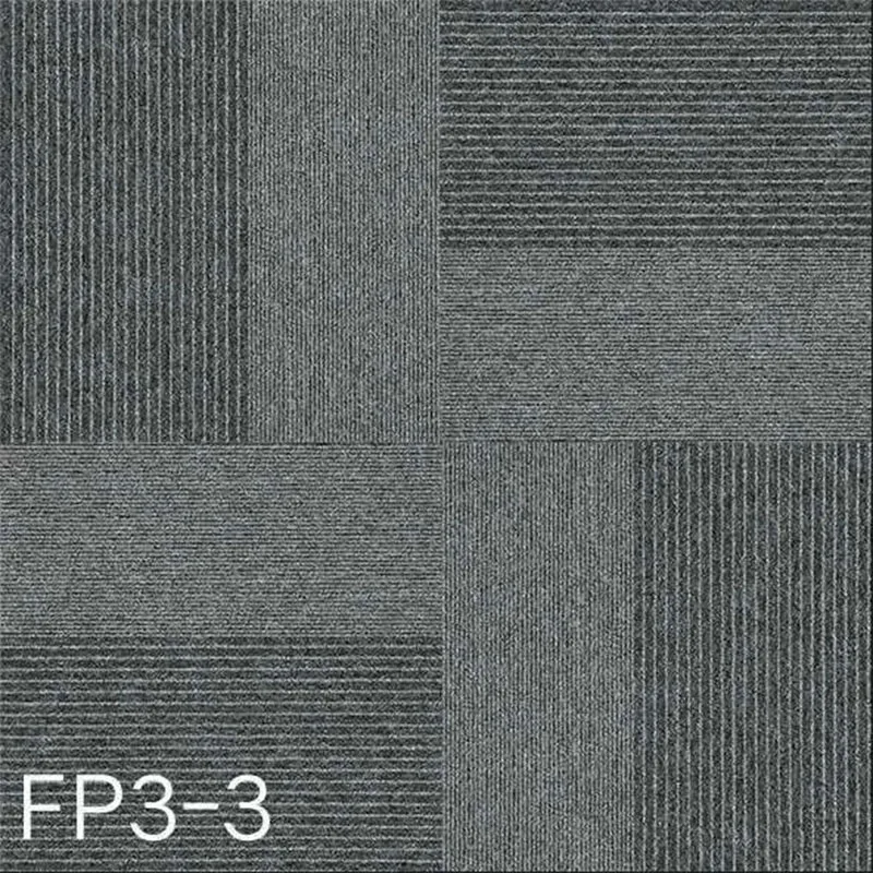 Modular Carpet Tile Nylon Pvc Squares Custom pp 1m X 1m Carpet Tiles Waterproof Carpet Tile 5mm Thickness