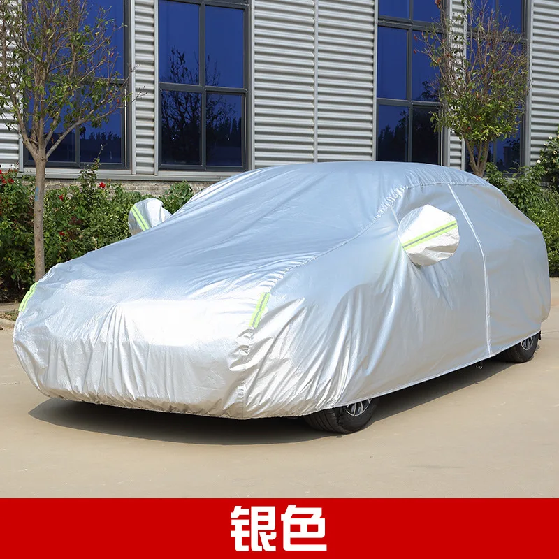 Thermal Thick Shell Car Cover Super Breathable Waterproof Windproof Snow Sun Rain UV Protective Outdoor All Weather