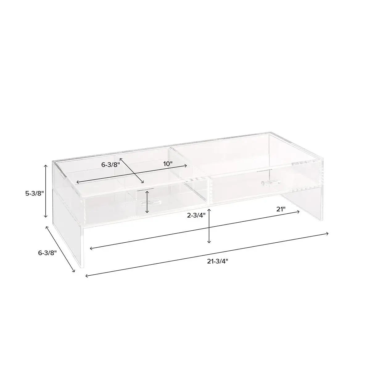 Deluxe Monitor Stand With Drawer Laptop Stand Riser With Drawer Buy