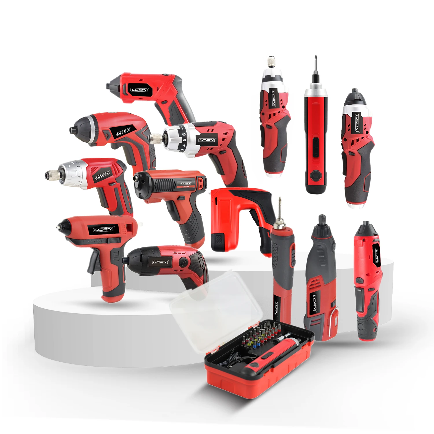 20v Max Cordless Drill Combo Kit Brushless 6 Tools Driver Work Light