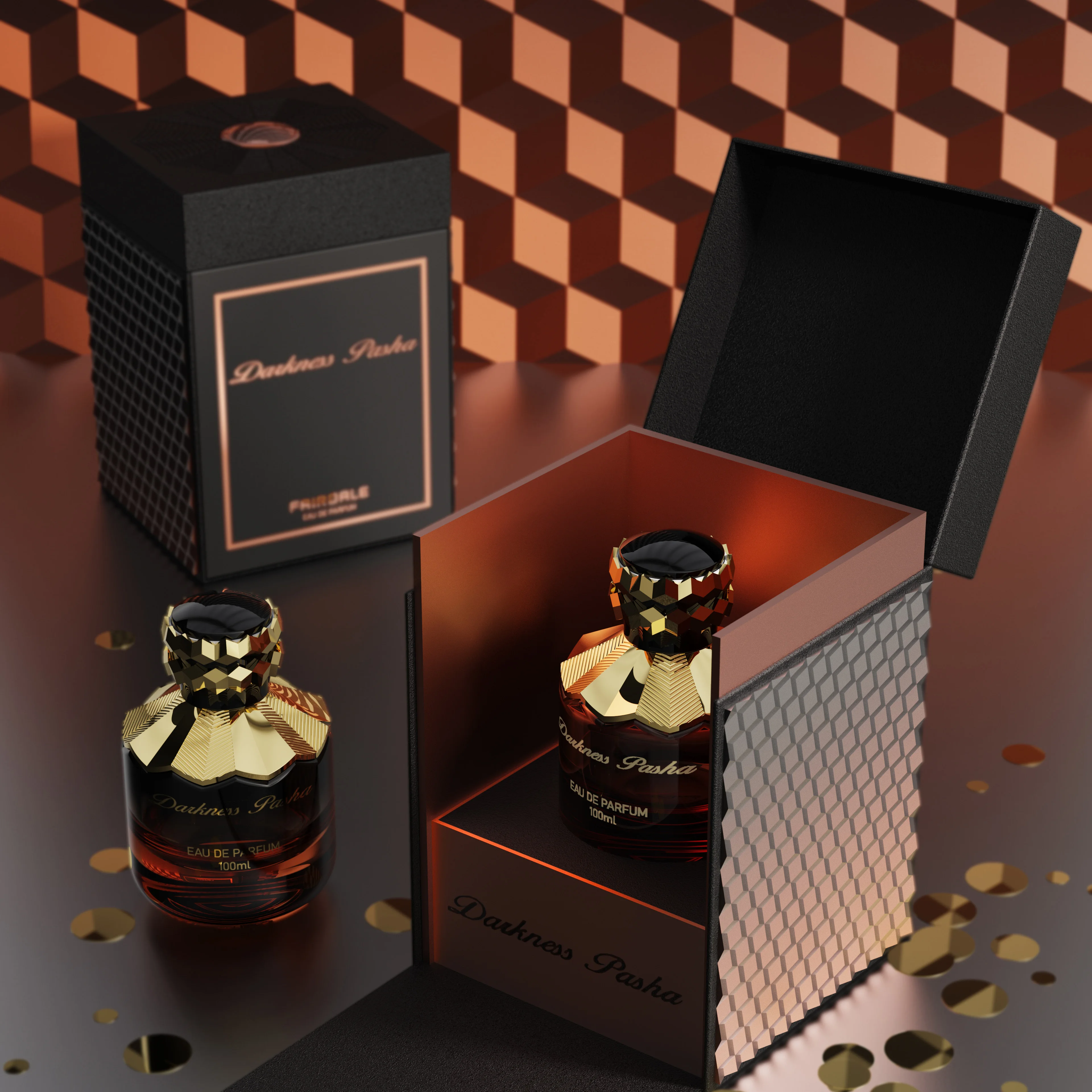 Luxury Packaging Custom Empty Refillable 30ml 50ml 100ml 200ml Glass Perfume Bottles With Box
