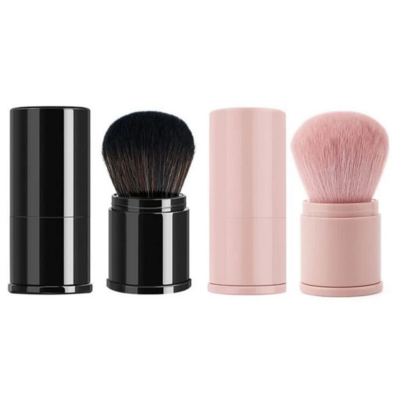 Professional Retractable Kabuki Makeup Brushes Face Powder Brush Loose Powder Blush Multifunctional 