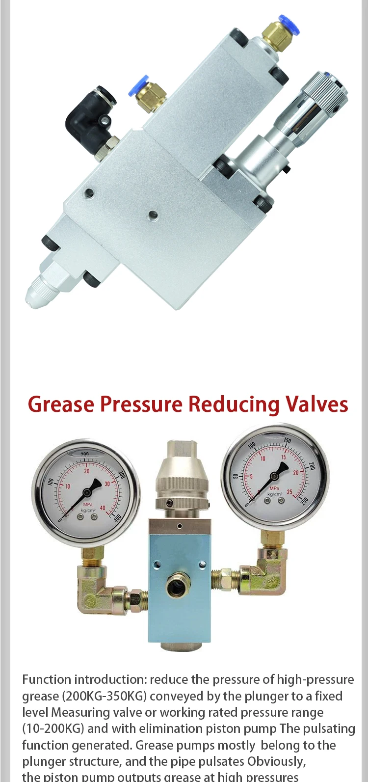 High Precision Bzy001 Control Oil Output Valve Industrial Pneumatic