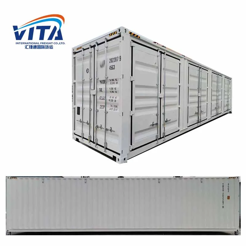 20フィートの配送コンテナホワイトコンテナ20フィートの最初の旅行20