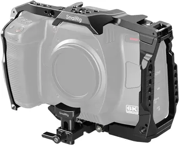 SmallRig Cage for Blackmagic Design Cinema 6K, Only for BMCC 6K, Anti-Deflection, Anti-Scratch, Full Access Design - 4785