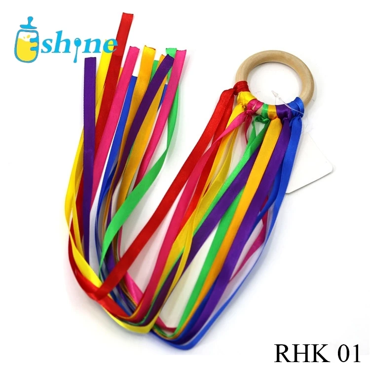 
Лидер продаж, новорожденные, вверх, Монтессори, стильная детская лента, кольцо, деревянная сенсорная игрушка 