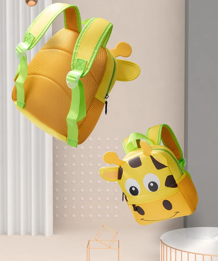 2023 New Spring Summer Autumn Winter Season Hot Sale Popular Students Cartoon Neoprene Cute Kids Child Dog Backpack School Bag