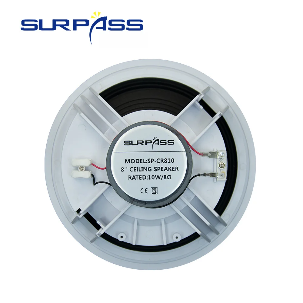 CR815 Surpass CR815 Public Address Broadcast Background Music System 15W Ceiling Speaker 8 Inch Wireless Home Speakers
