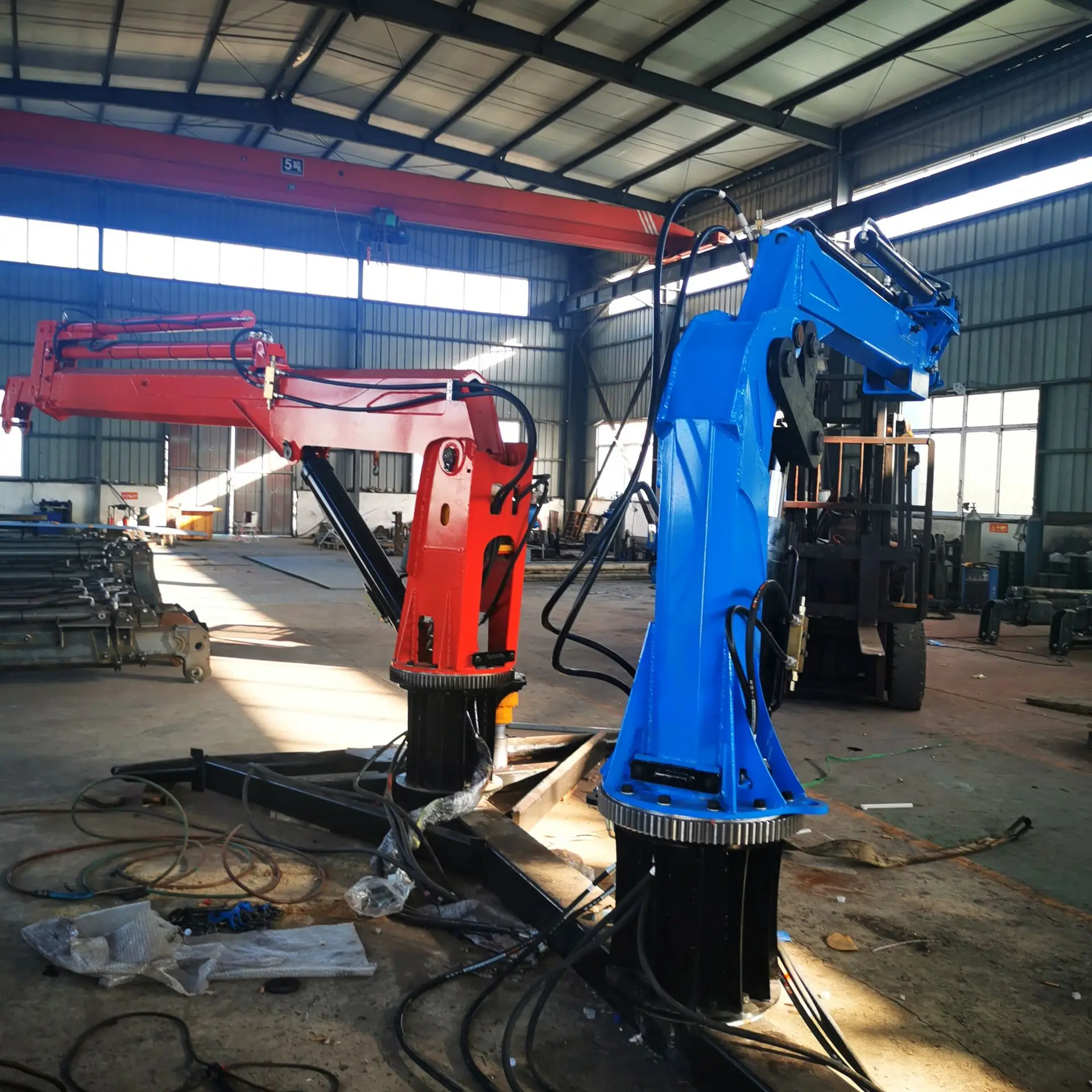 KYB Knuckle Boom Crane Truck with Remote Monitoring - 5 Ton