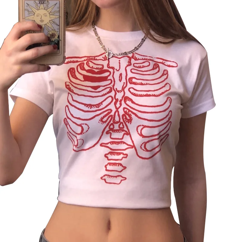skeleton shirt y2k