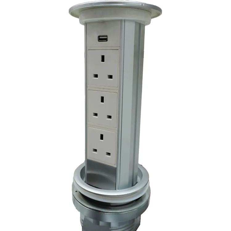 VNX Intelligent Elevation Electrical Outlet Lift Pop up Universal Power Usb Charger Socket/ Pop up Socket for Smart Home