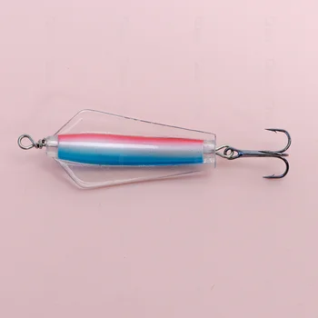 Factory ABS Plastic Ice Fishing Lure 11.5g WithTreble Fishing Hooks for Ice Fishing Saltwater Jigs – Metal Jig – view 2