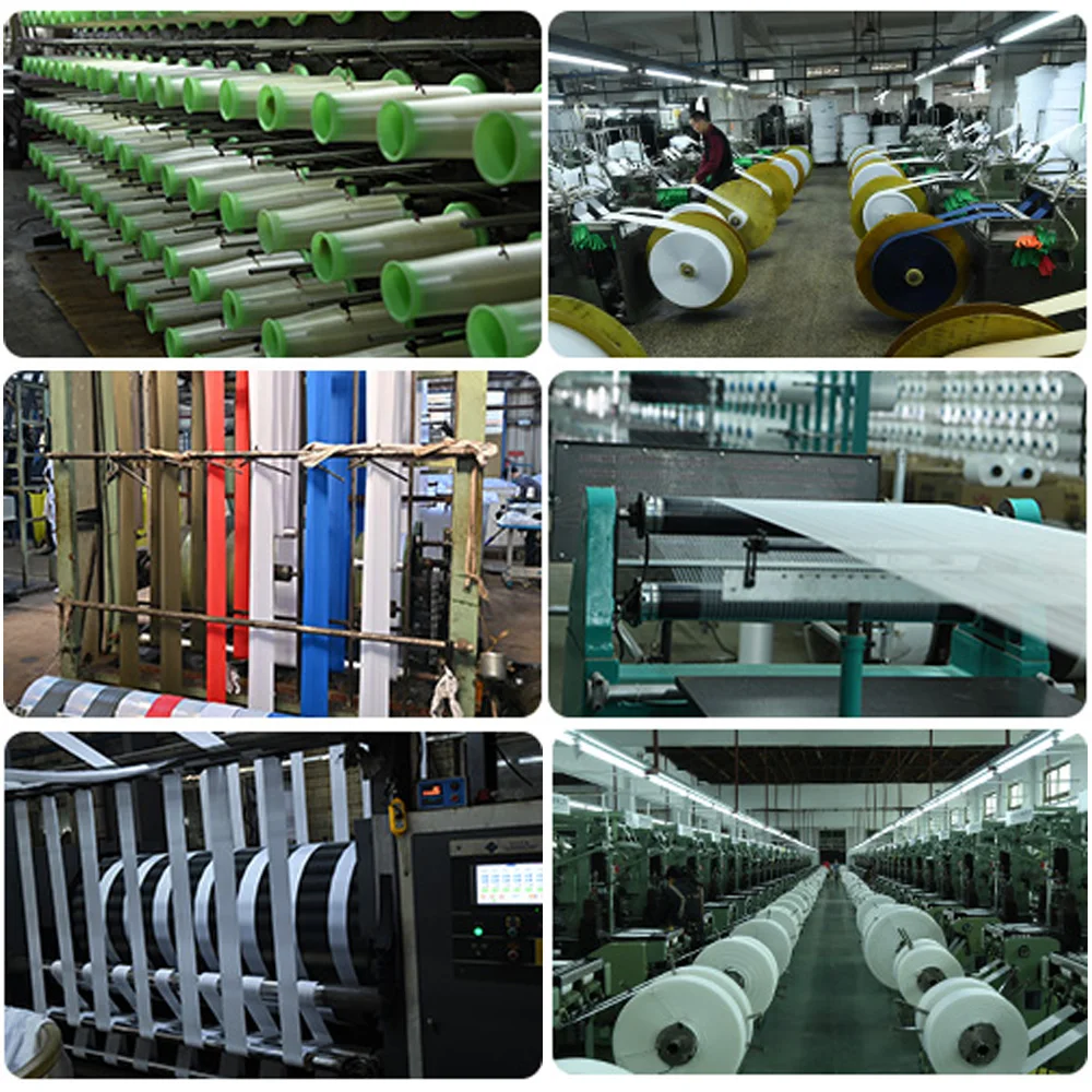 100% Polyester Sew-On Hook and Loop Fastener Tape 20mm Ordinary Style for Shoes Bags Garments Eco-Friendly Strap